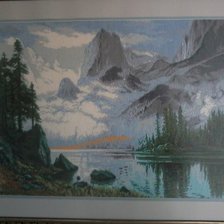 Работа «горный пейзаж»