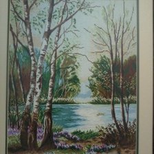 Работа «Весенний пейзаж»