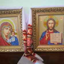 Работа «Венчальные иконы»