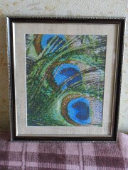 Работа «перья павлина»