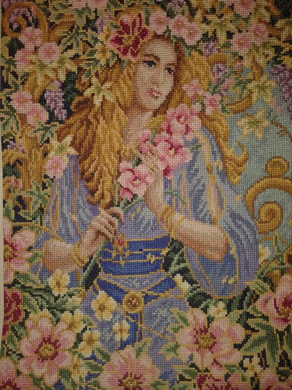 Работа «Девушка весна»