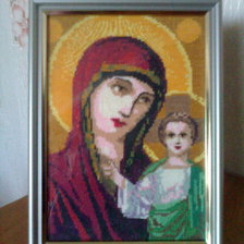 Работа «икона Богородица с младенцем»