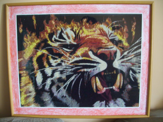 Работа «Огненный тигр»