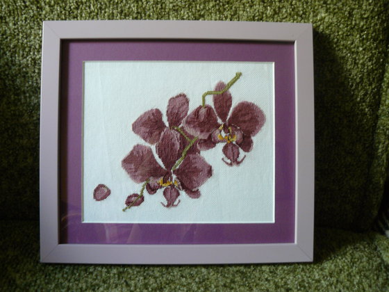 Работа «Орхидеи»