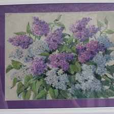 Работа «Сирень для мамы»