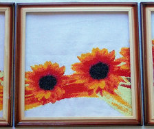 Работа «Триптих "Подсолнухи"»