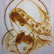 Работа «Божия матерь и младенец»