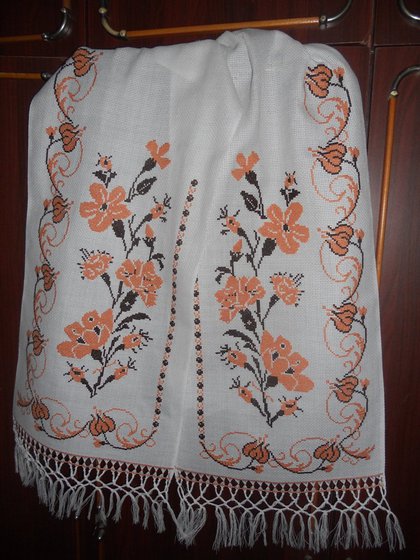 Работа «Рушнык с гвоздиками»