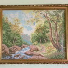 Работа «Осенний ручей»