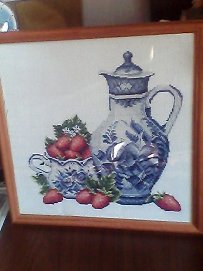 Работа «клубника со сливками»