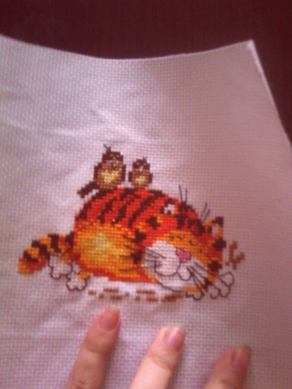 Работа «ленивый кот»