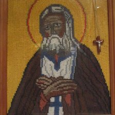 Работа «Икона Серафим Саровский»