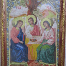 Работа «Икона Троица»