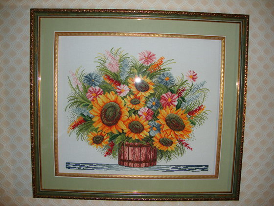 Работа «Подсолнухи»