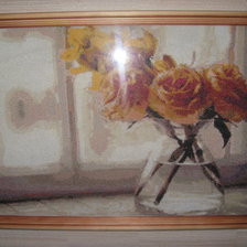 Работа «Желтые розы»