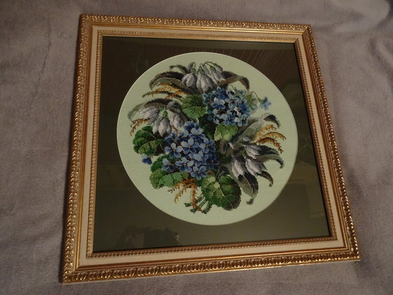 Работа «букет  в  оформлении (по  старинной  схеме)»