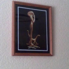 Работа «Серия "Золотые миражи". Девушка с кошкой.»