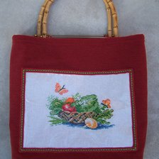 Работа «Сумка для нот с моей вышивкой.»