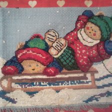 Работа «Мишки на санках»