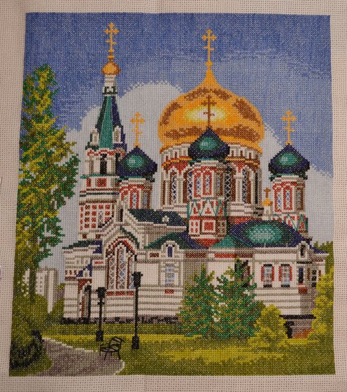 Работа «Омский Свято-Успенский кафедральный собор»
