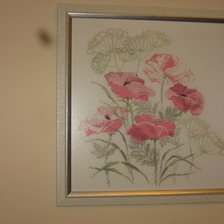 Работа «розовые маки»