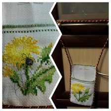 Работа «мешочек для ножничек :)»