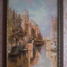 Работа «Риолис -1190 "Канал Аудезейтс Форбургвал, Амстердам"»