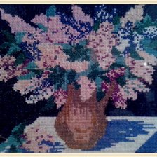 Работа «Букет сирени»