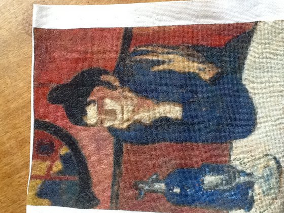 Работа «" любительница абсента"»