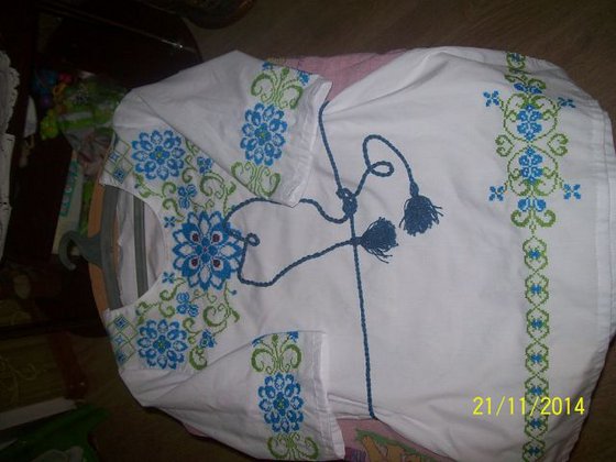 Работа «туніка весняний настрій»