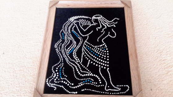 Работа «Водолей (СТРАЗЫ)»