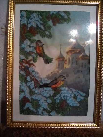 Работа «зимний пейзаж»