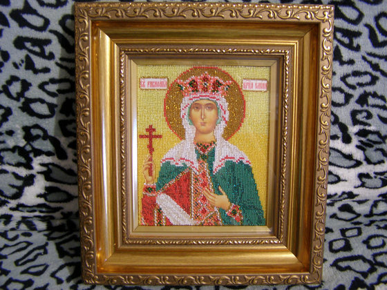 Работа «Святая Елена, ювелирный бисер ("Радуга Бисера"0»