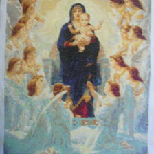 Работа «Дева Мария с Младенцем»