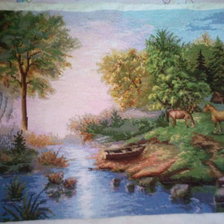 Работа «Летний пейзаж»