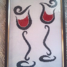 Работа «Бокалы вина»