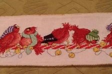 Работа «птички к новому году»