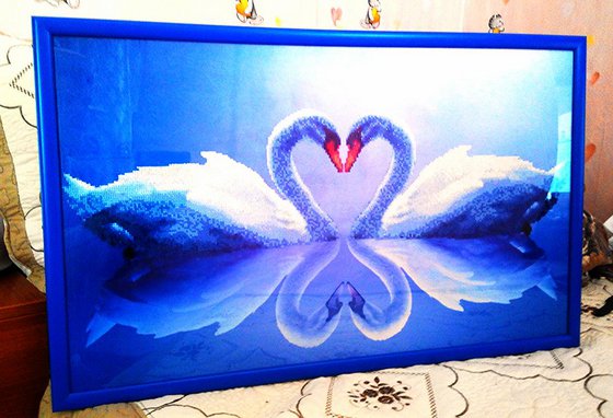 Работа «алмазная вышивка»