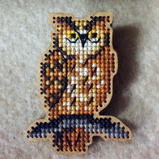 Работа «Брошь "Сова"»