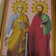 Работа «Икона Святые Петр и Павел»