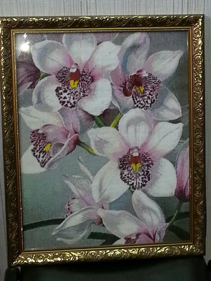 Работа «Орхидеи»