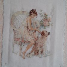 Работа «Lanarte Девушка и собака»