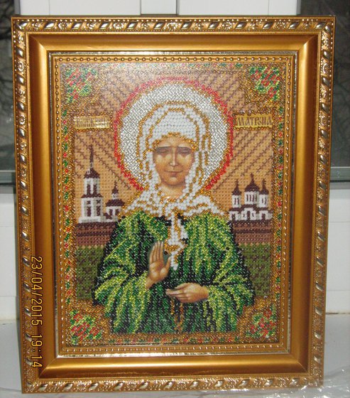 Работа «святая Матрона Московская»