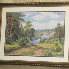 Работа «Над рекой»