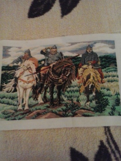 Работа «три богатыря»