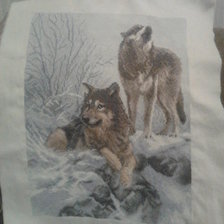 Работа «Пара волков»