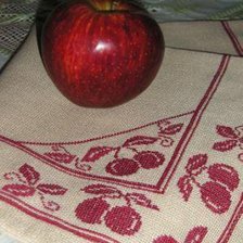 Работа «салфетка "вишня"»