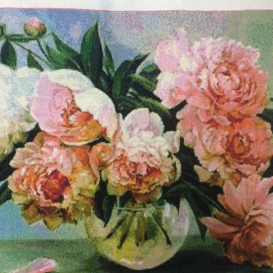 Работа «Пионы»