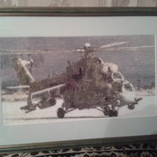 Работа «Вертолет ВВС России МИ-24»