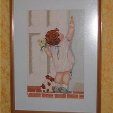 Работа «Подарок внучке»